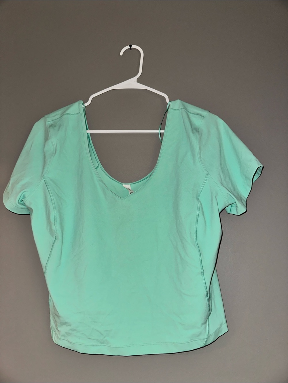 Lululemon Align Women's Scoop Neck Short Sleeve Top in Mint Green